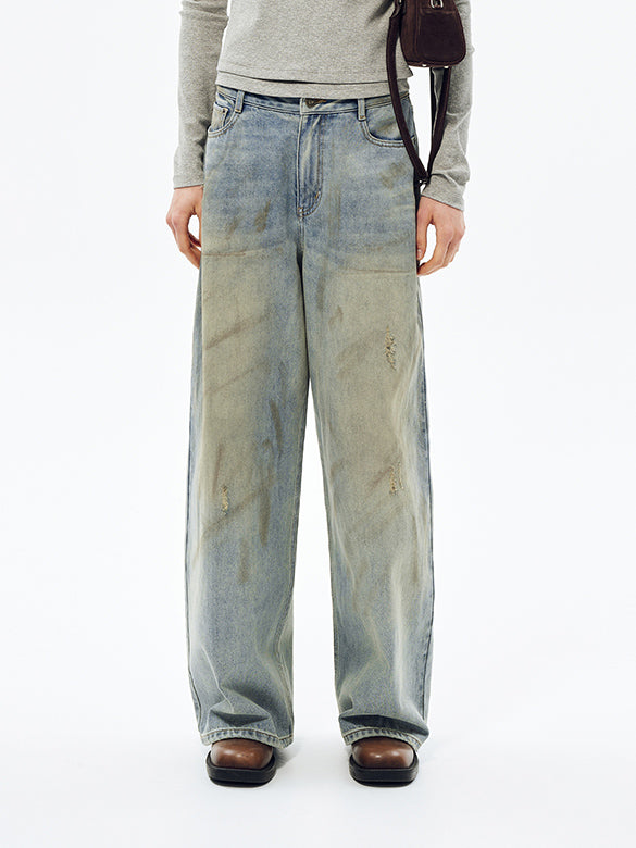 Dirty Denim Pants