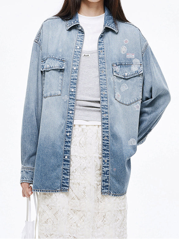 Seal Style Denim Shirt