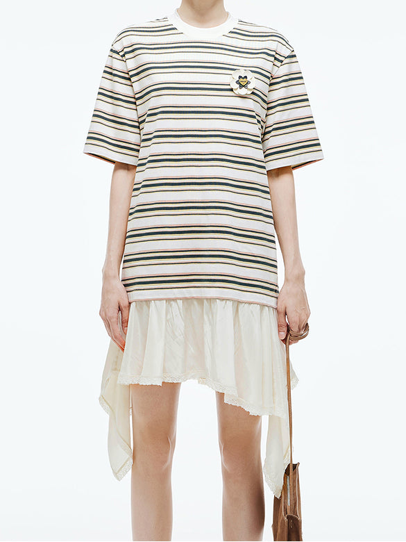 Combination Stripe Dress