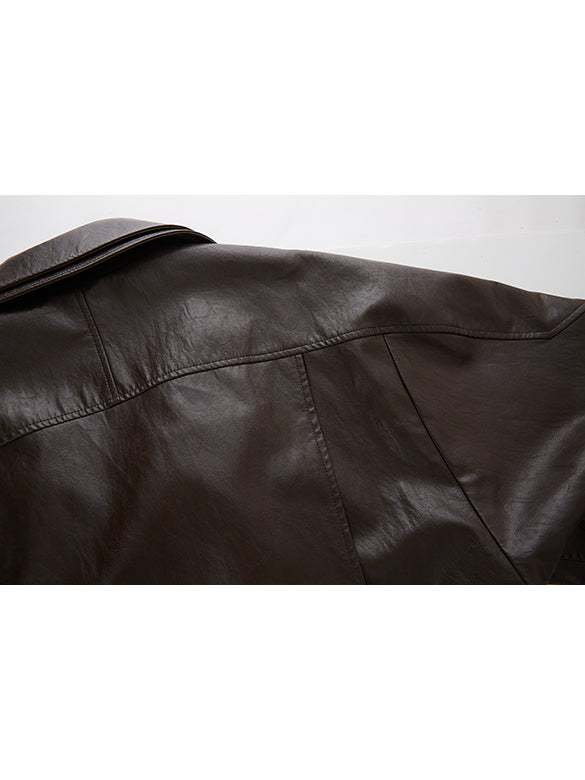 Fake Leather Riders Jacket