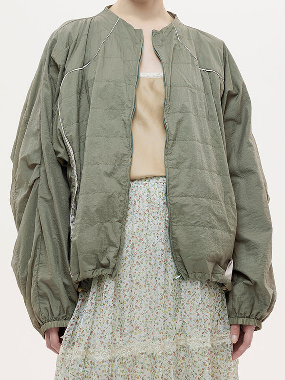 Nylon Design hoodie Blouson
