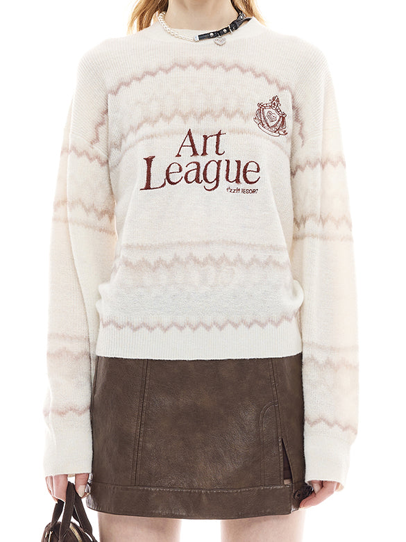 Design Pattern Knit Top