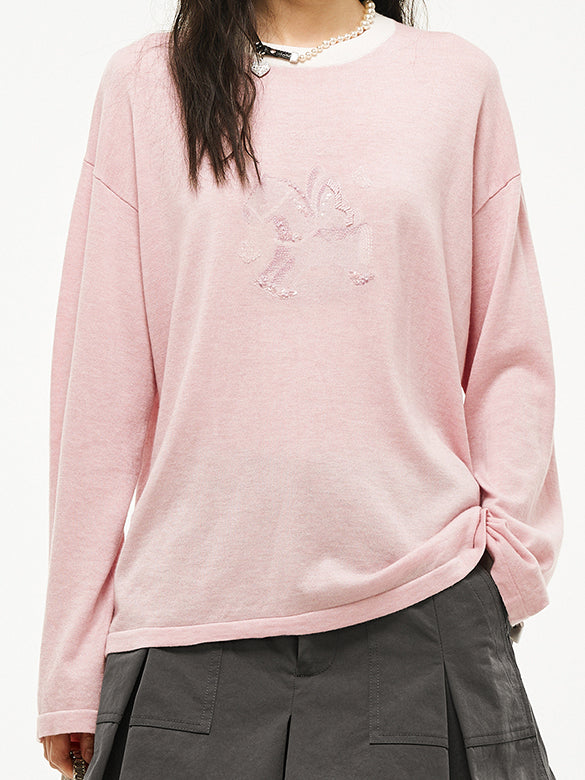 Unicorn Beads Knit Top