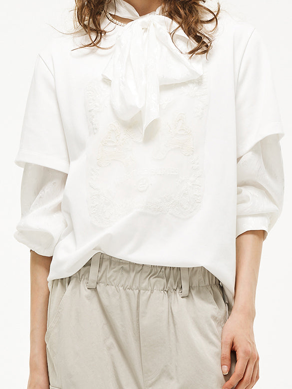 Unicorn Embroidery & Sequins T-shirt