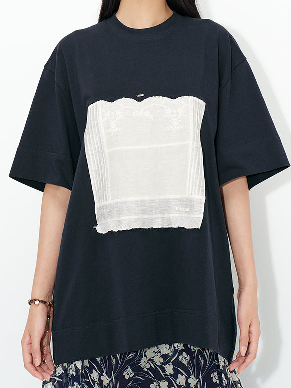 Mixed Material T-shirt