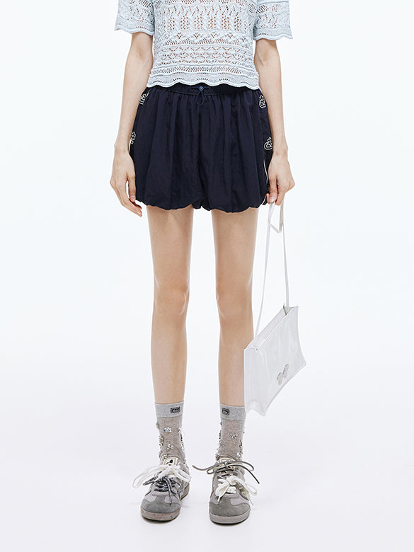 Logo Line Balloon Short-pants