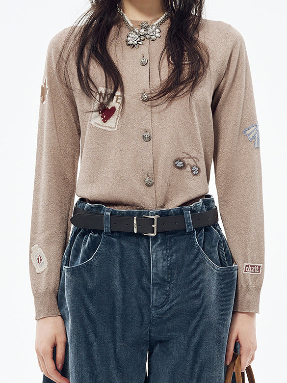 Glitter Knit Cardigan