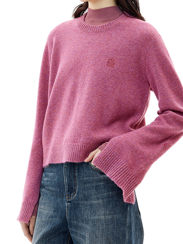 Design Sleeves Color Knit