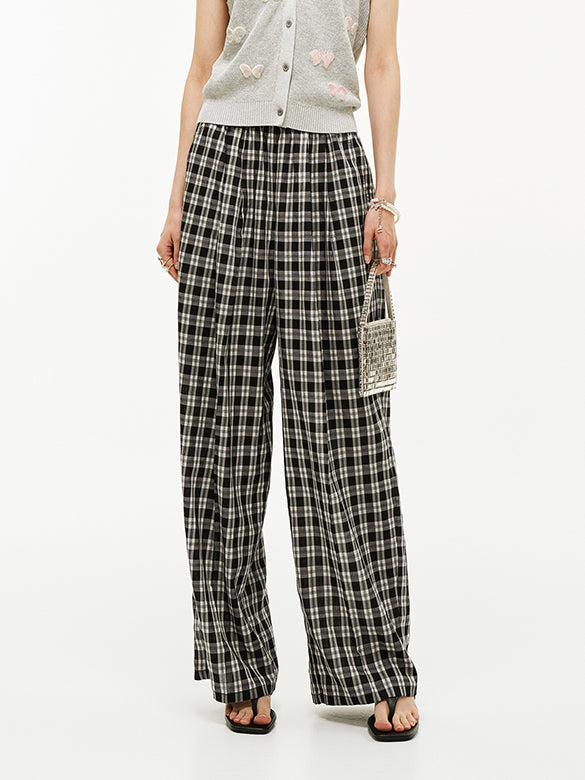 Plaid Easy Pants