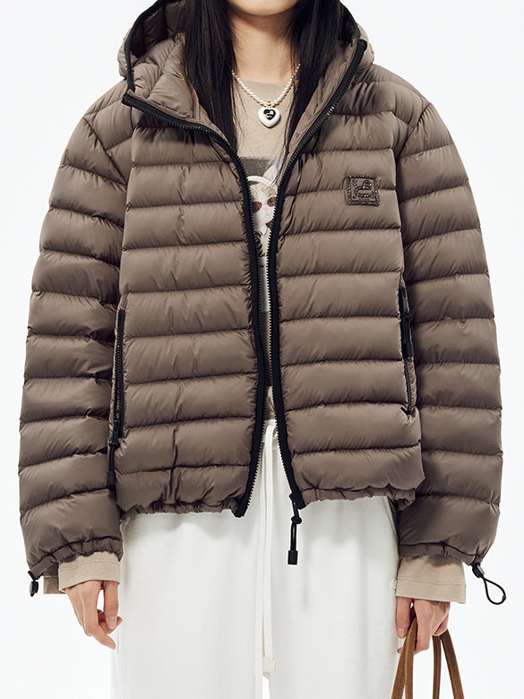 Bi-color Piping Down Jacket
