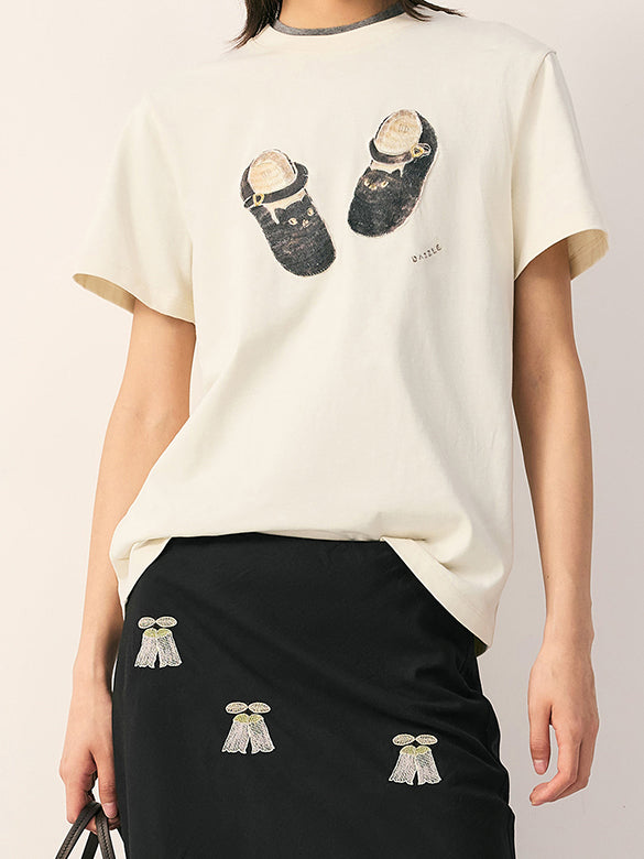 Embroidery Design T-shirt