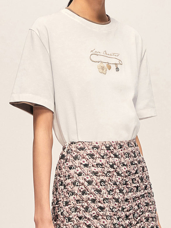 Embroidery Design T-shirt
