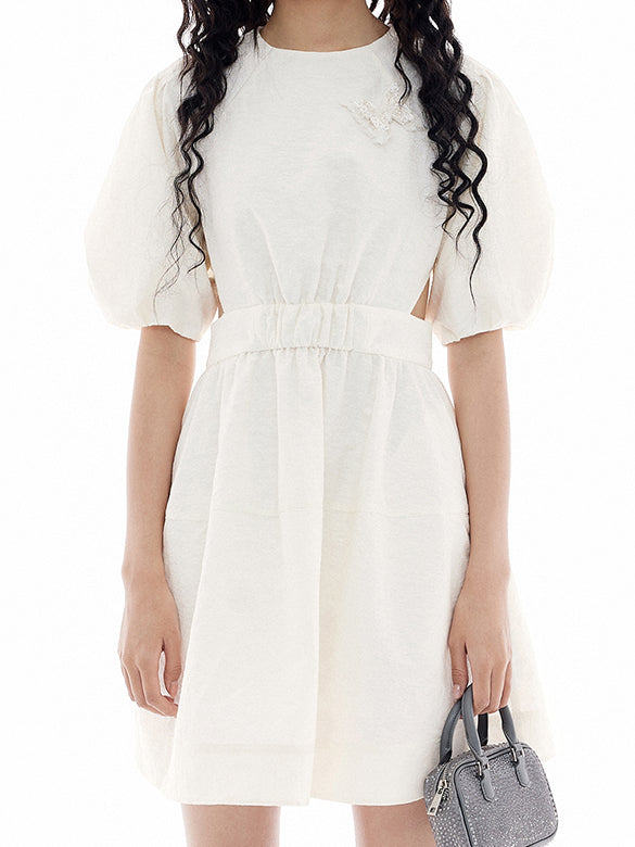 Butterfly Motif Cut-out Design Dress