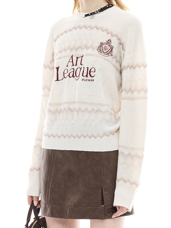 Design Pattern Knit Top