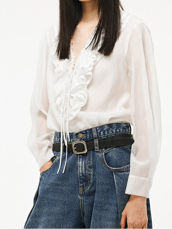 Frill Collar Blouse