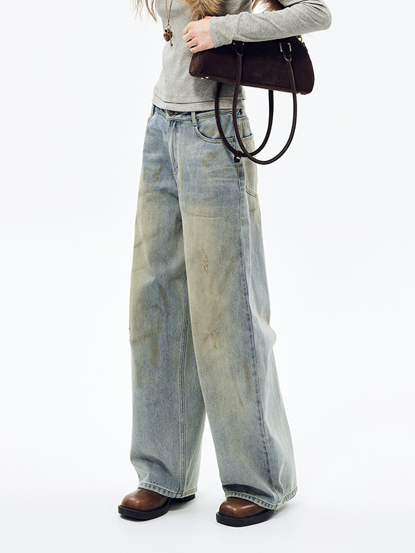 Dirty Denim Pants