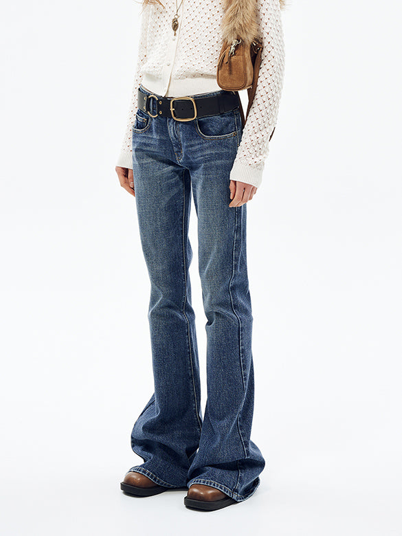 Butterfly Patch Denim Pants
