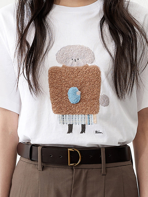Embroidery Character T-shirt