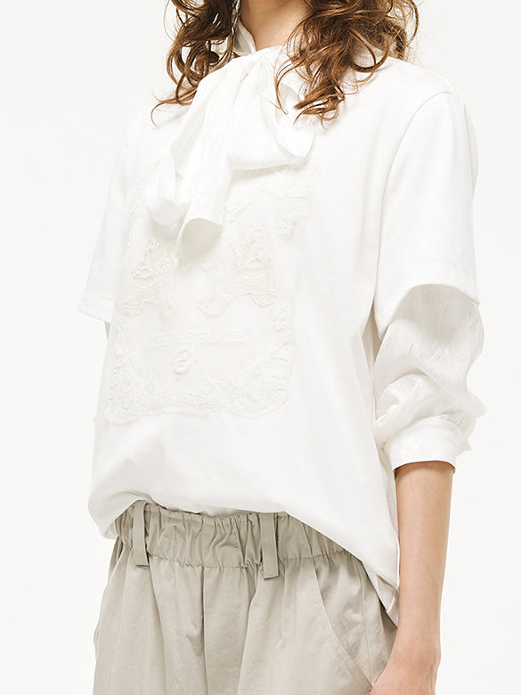 Unicorn Embroidery & Sequins T-shirt