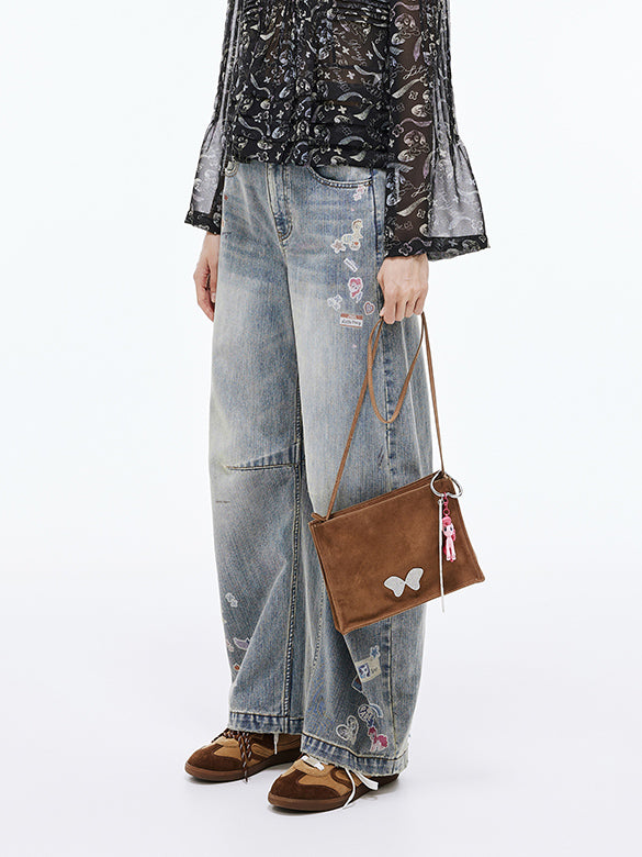 Seal Style Denim Pants