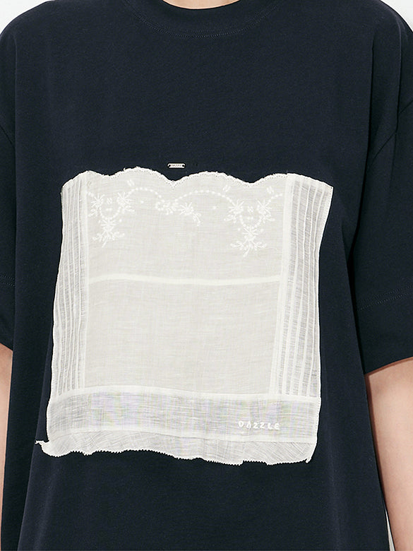 Mixed Material T-shirt