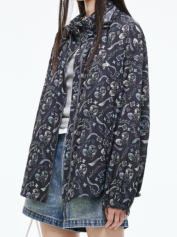 Printed Nylon Blouson
