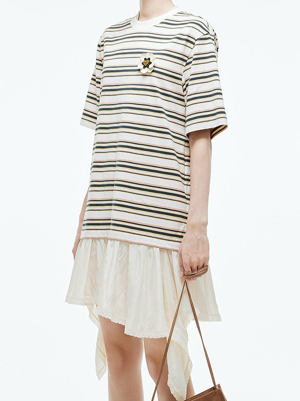 Combination Stripe Dress