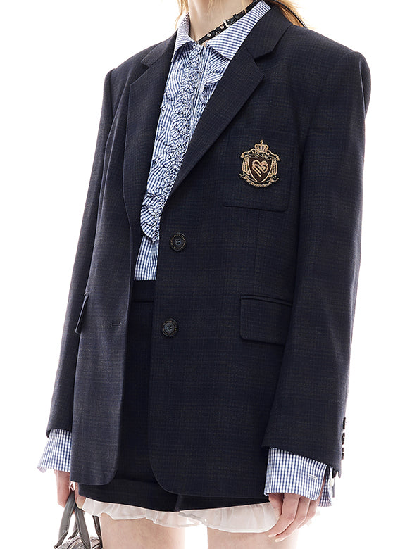 Plaid Pattern Jacket
