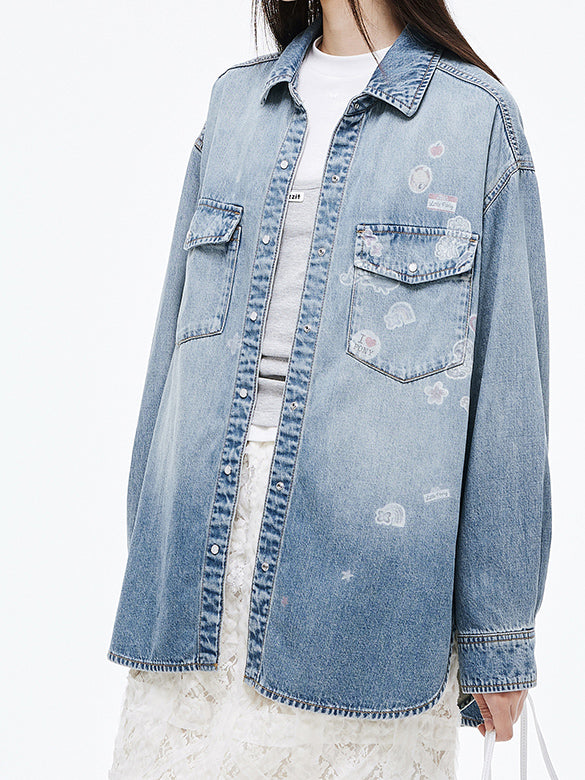 Seal Style Denim Shirt