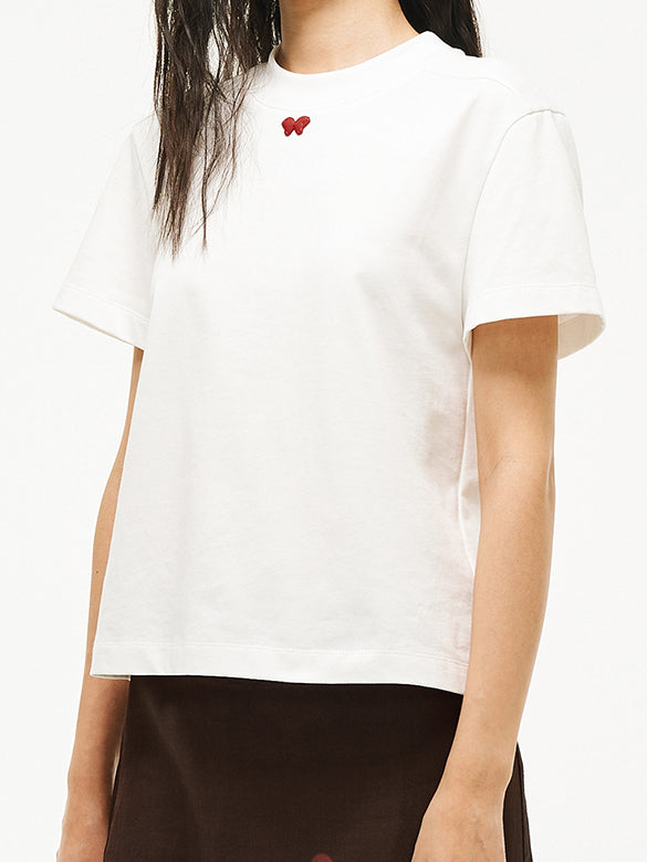 Butterfly One-point Compact T-shirt