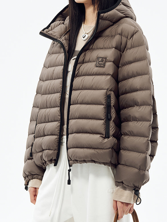 Bi-color Piping Down Jacket