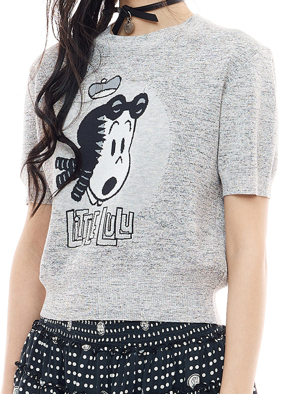 Beads Design Knit Top
