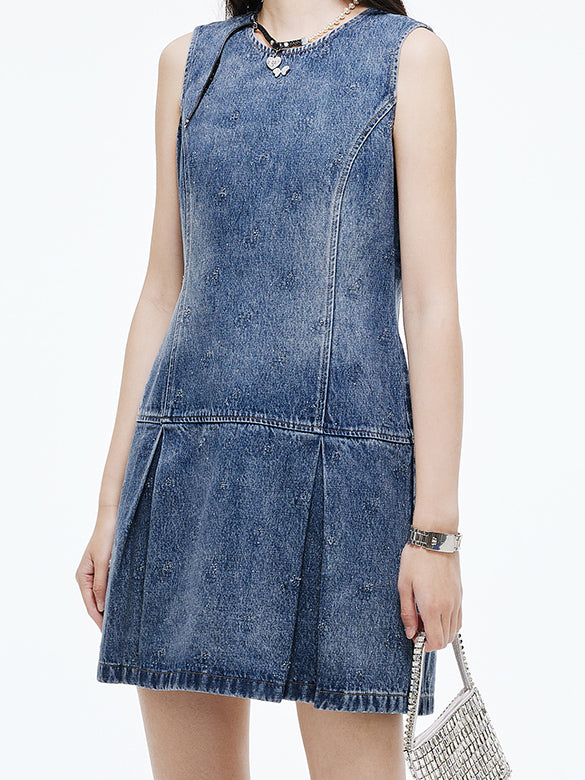 Monogram Denim Dress