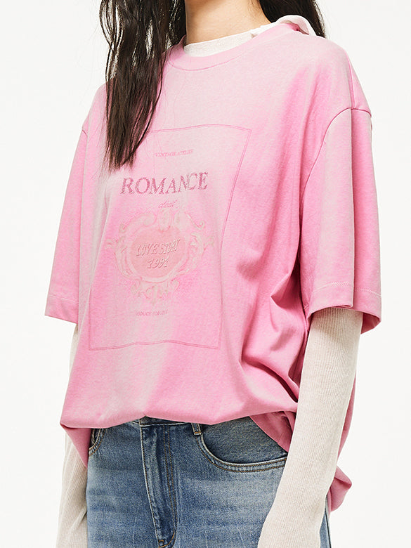 Printed & Beads T-shirt