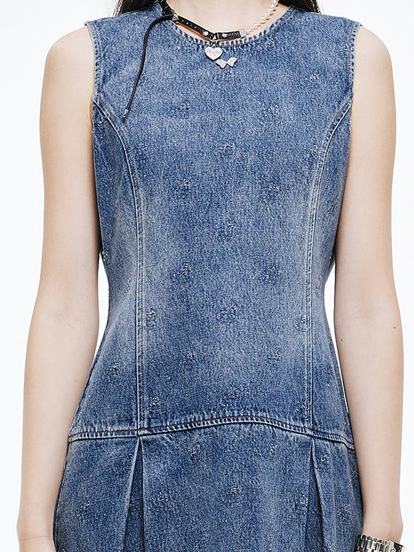 Monogram Denim Dress