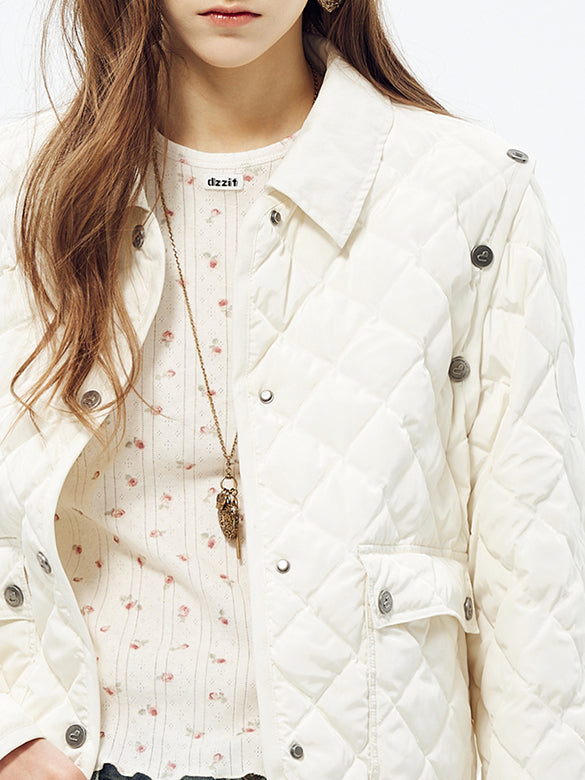 Sleeves Switch Down Jacket