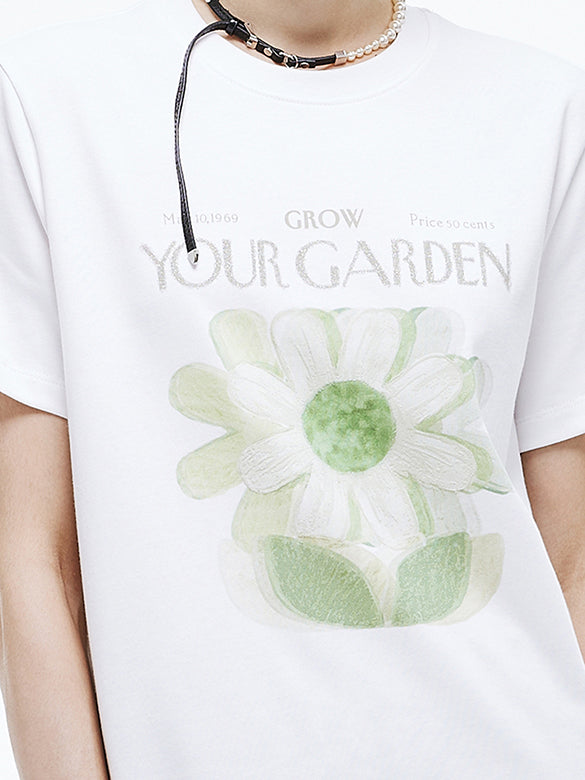 Flower Printed T-shirt