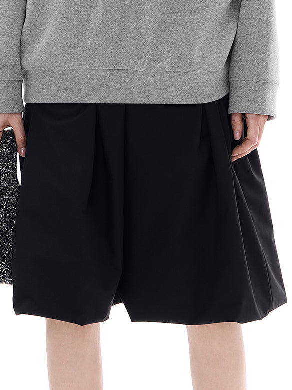 Padded Taffeta Skirt