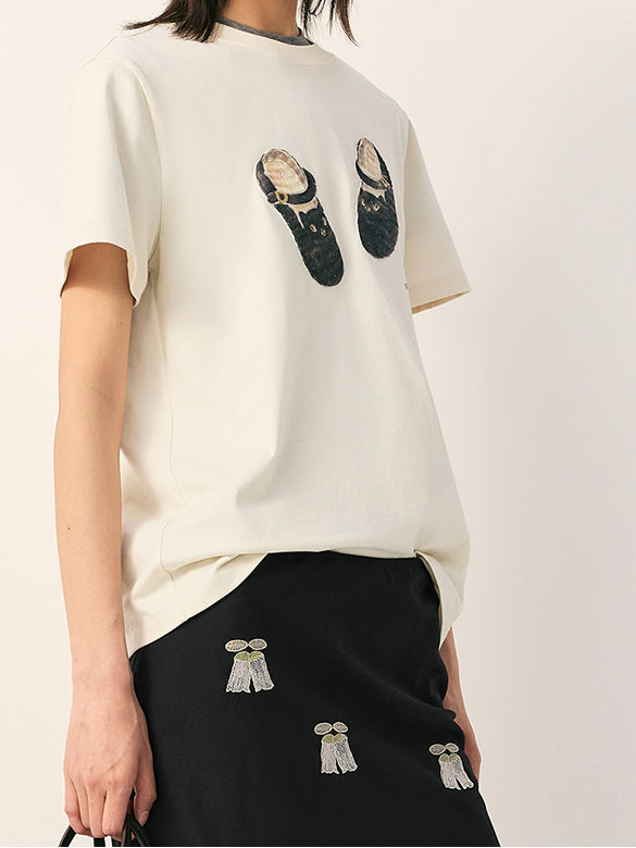 Embroidery Design T-shirt