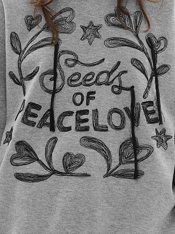 Embroidery Design Sweatshirt