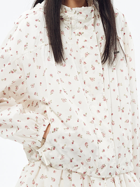 Flower Printed Blouson