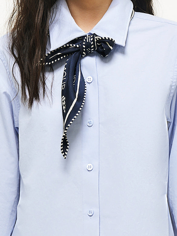 Scarf Bow-tie Shirt