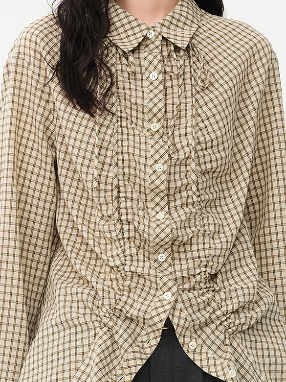 Plaid Code Design Shirt