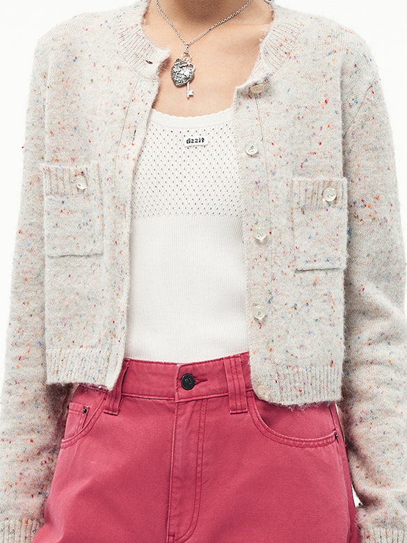 Mix Knit Cardigan