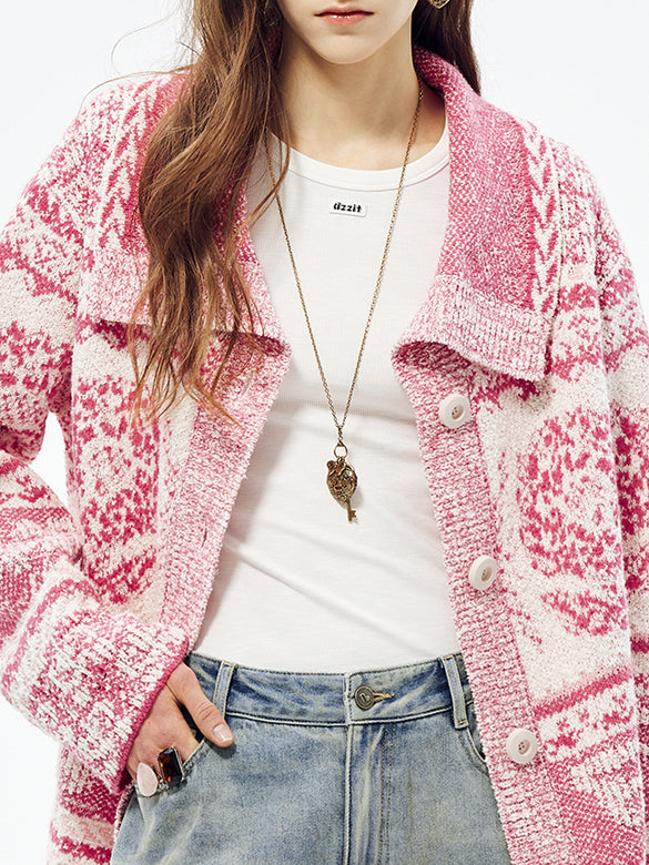 Button Knit Gawn