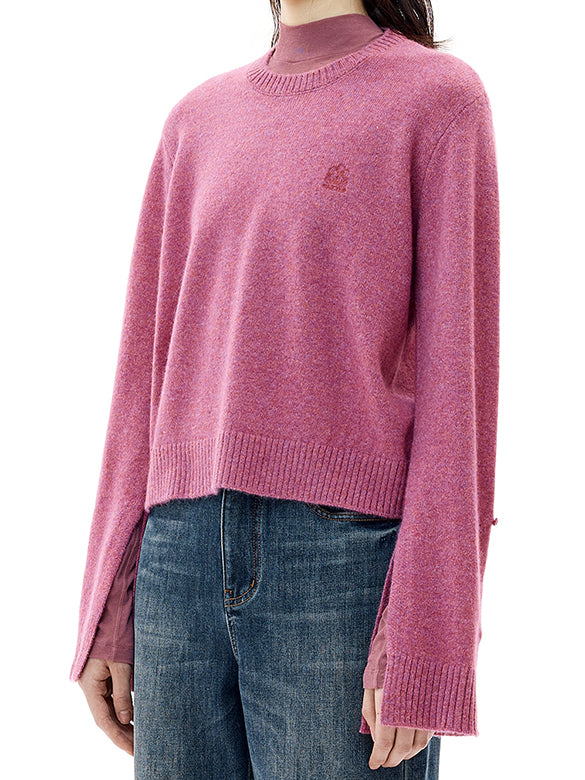 Design Sleeves Color Knit