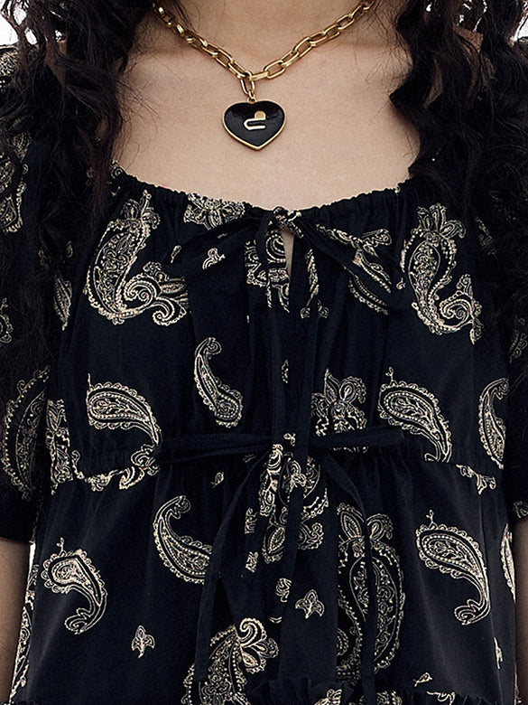 Paisley Pattern Dress