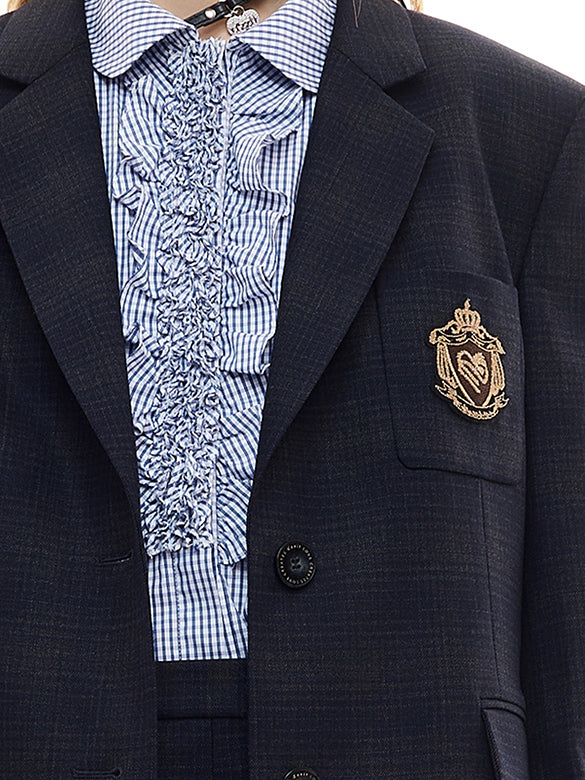 Plaid Pattern Jacket