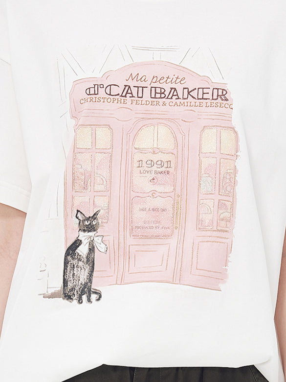 Beads Printed T-shirt