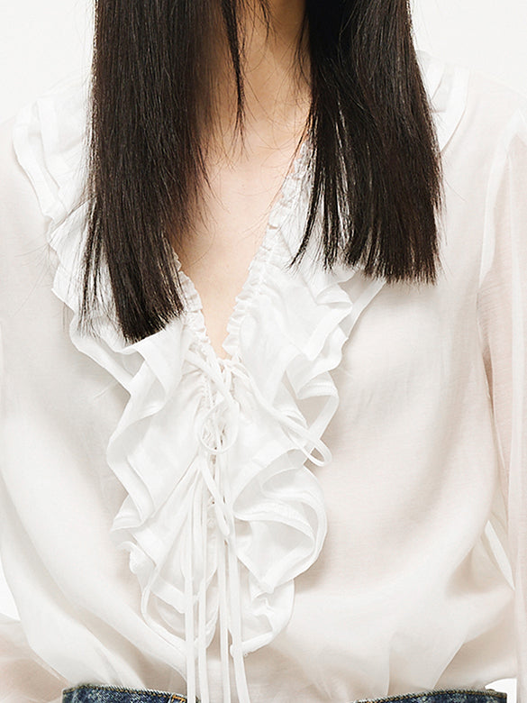 Frill Collar Blouse